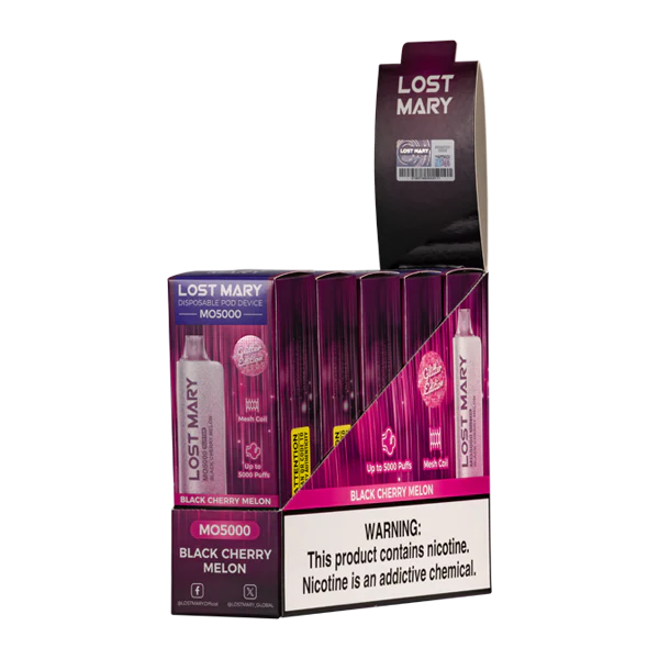 Black Cherry Melon Lost Mary MO5000 (Glitter Edition) - Air Bar Vape Shop