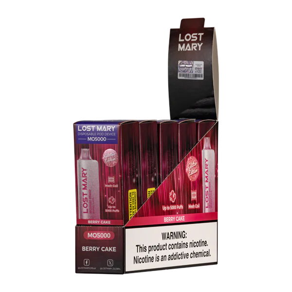 Berry Cake Lost Mary MO5000 (Glitter Edition) - Air Bar Vape Shop