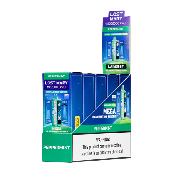 Peppermint Lost Mary MO20000 PRO - Air Bar Vape Shop