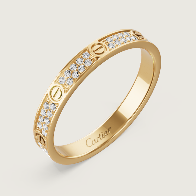 CARTIER LOVE RING, SMALL MODEL