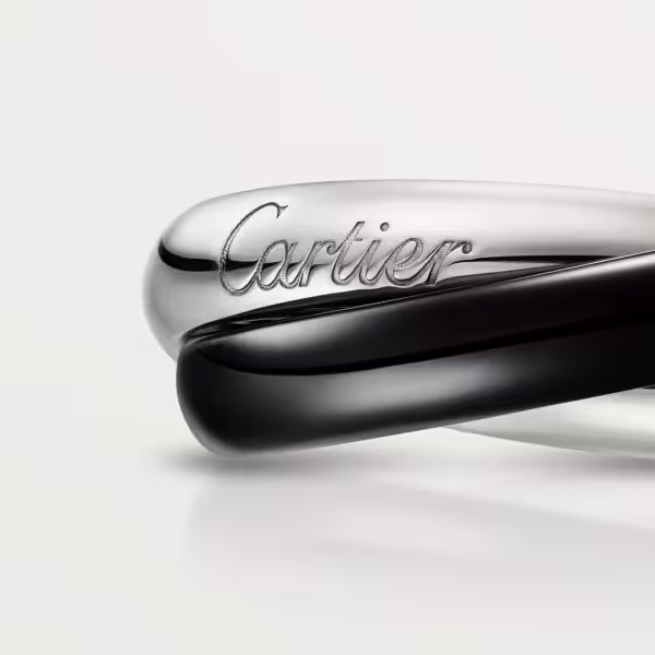 CARTIER CLASSIC TRINITY RING IN CERAMIC