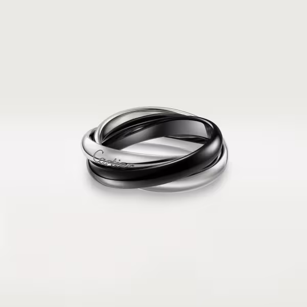 CARTIER CLASSIC TRINITY RING IN CERAMIC