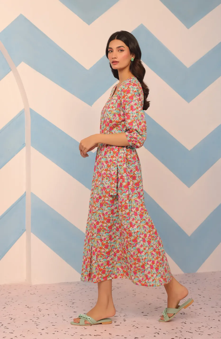 Stitched 1 Piece Printed Khaddar Shirt (WRLK23W-1006)