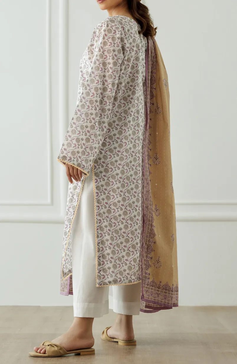 Unstitched | 3 Piece | Printed Lawn | OTL-25-290