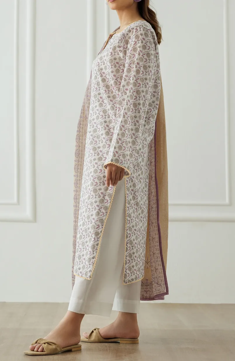 Unstitched | 3 Piece | Printed Lawn | OTL-25-290