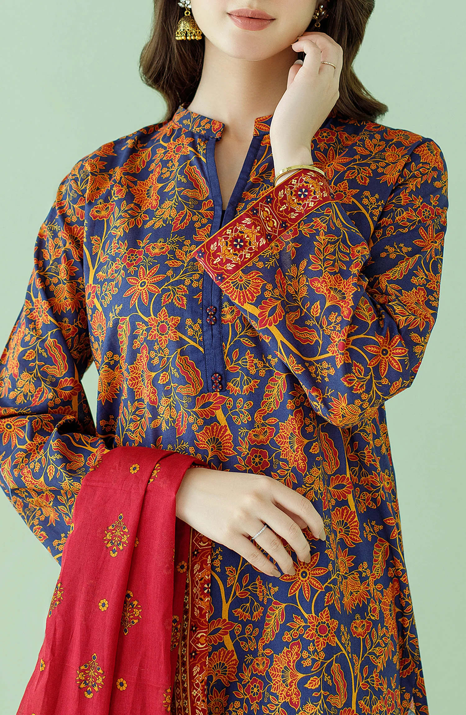 Unstitched | 3 Piece | Printed Lawn | OTL-23-356