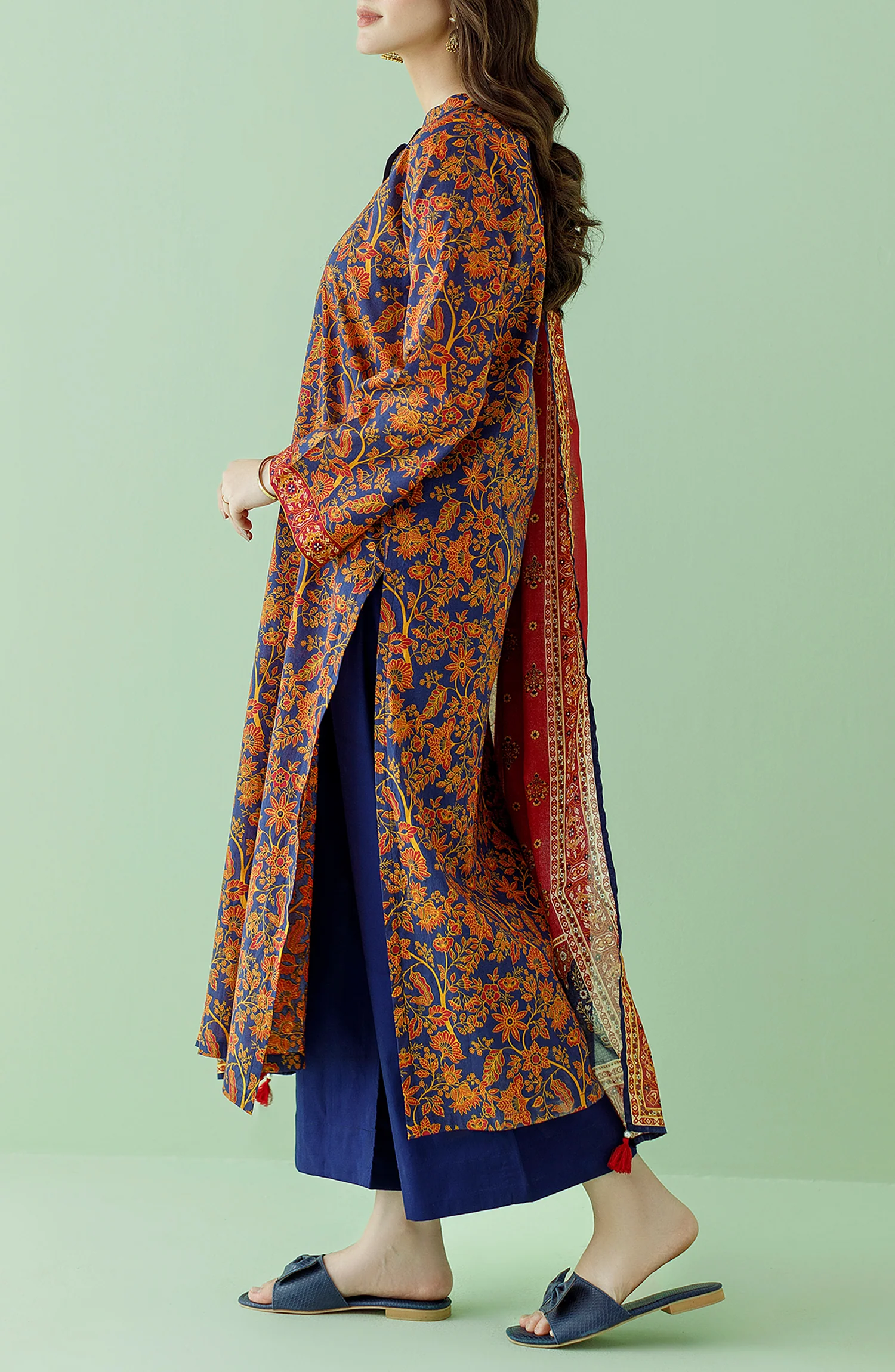 Unstitched | 3 Piece | Printed Lawn | OTL-23-356