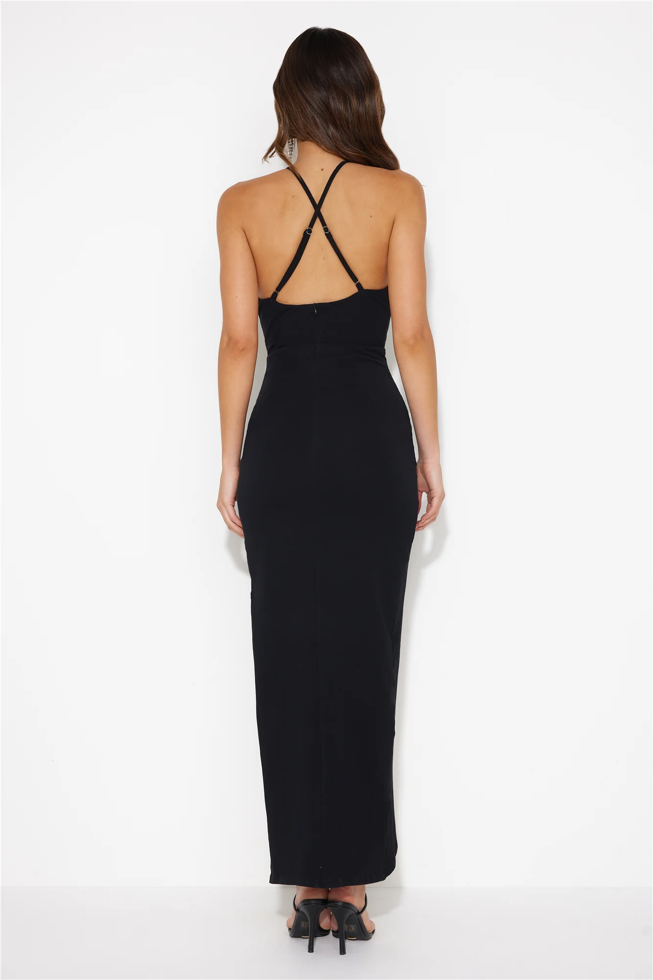 Challenging Strategies Maxi Dress Black
