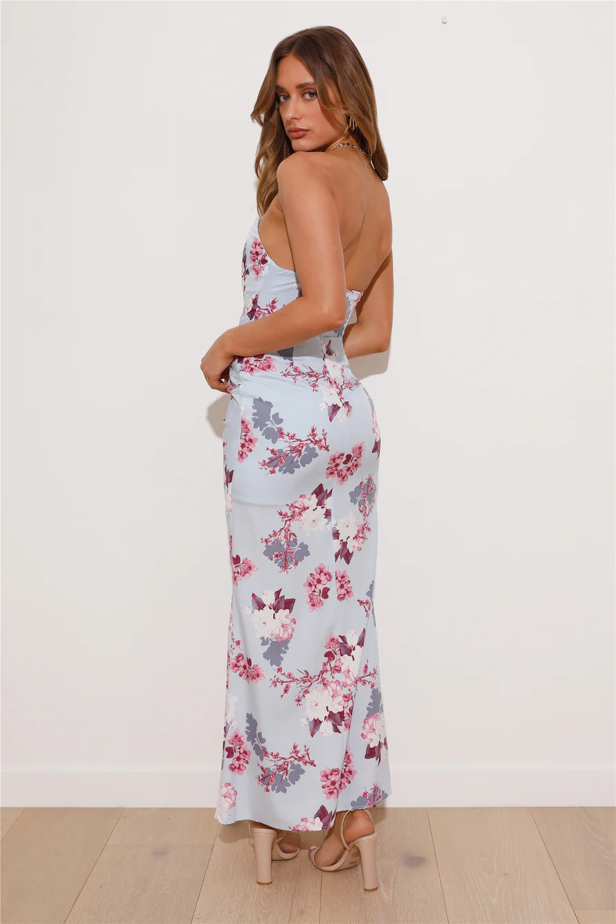 Party Professional Maxi Dress Blue
