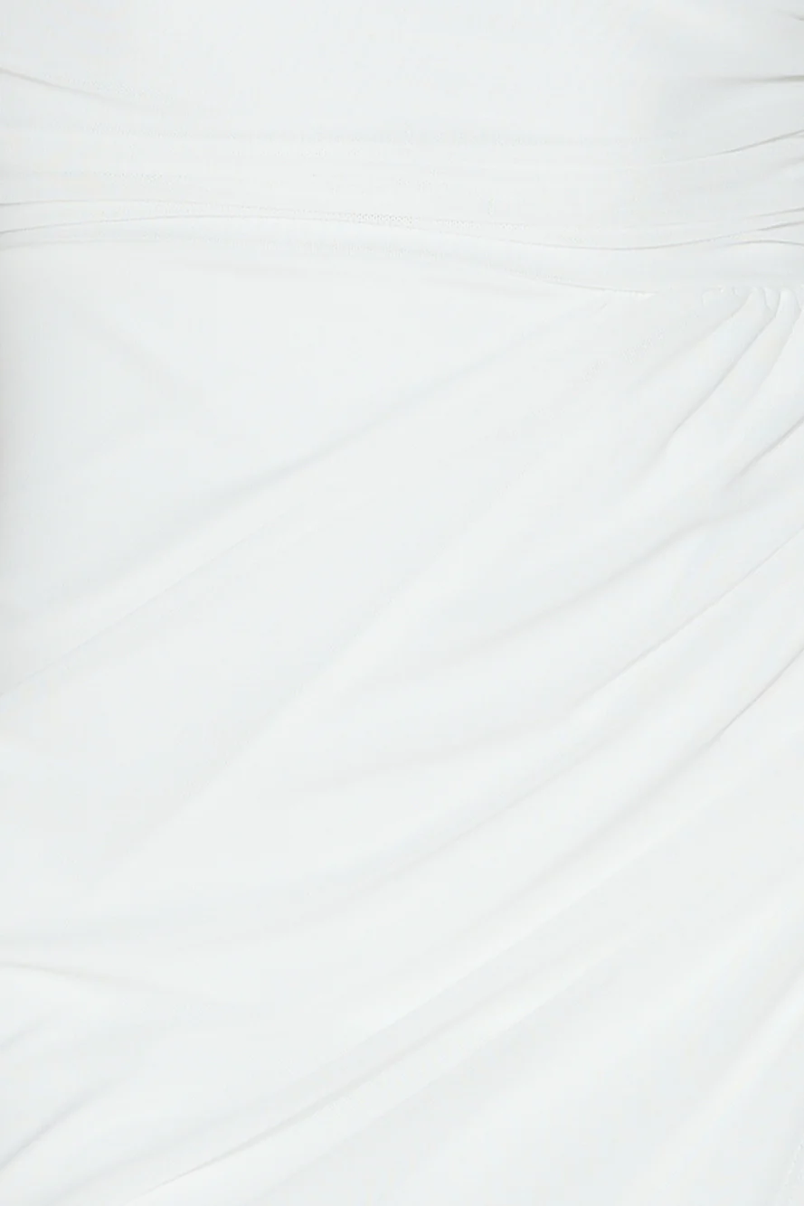 Time Winner Midi Dress White