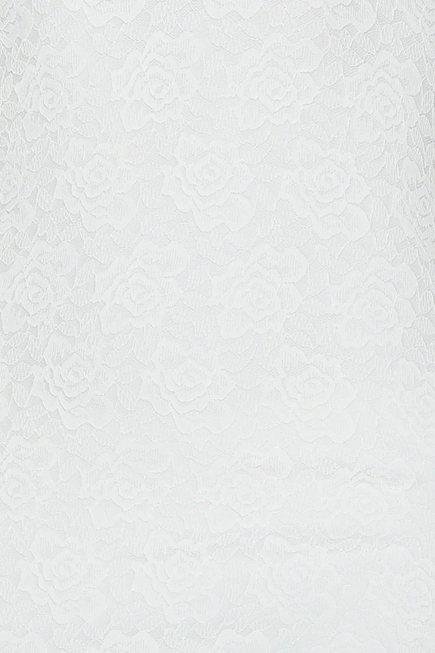 Fates Dream Lace Maxi Dress White