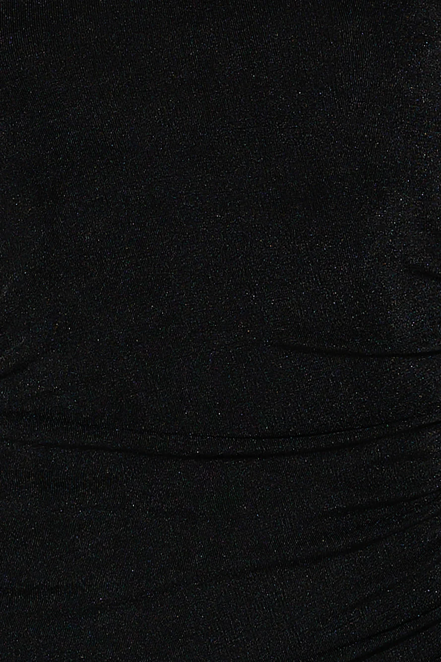 Elegant Girl Midi Dress Black