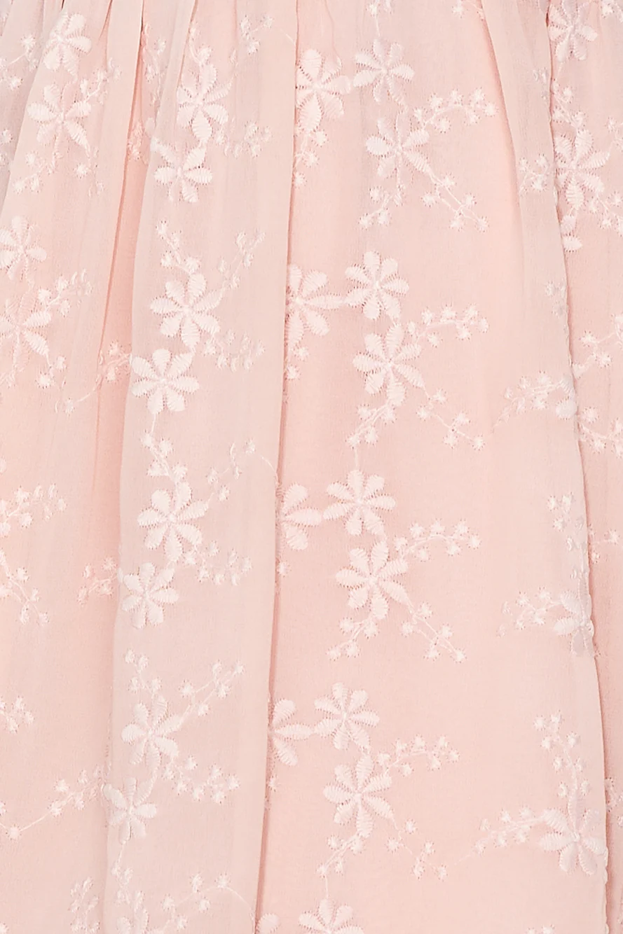Flower Patch Mini Dress Pink