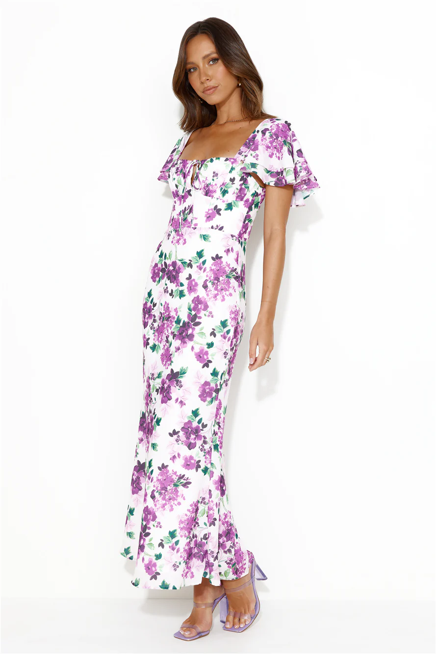 Great Things Maxi Dress Purple