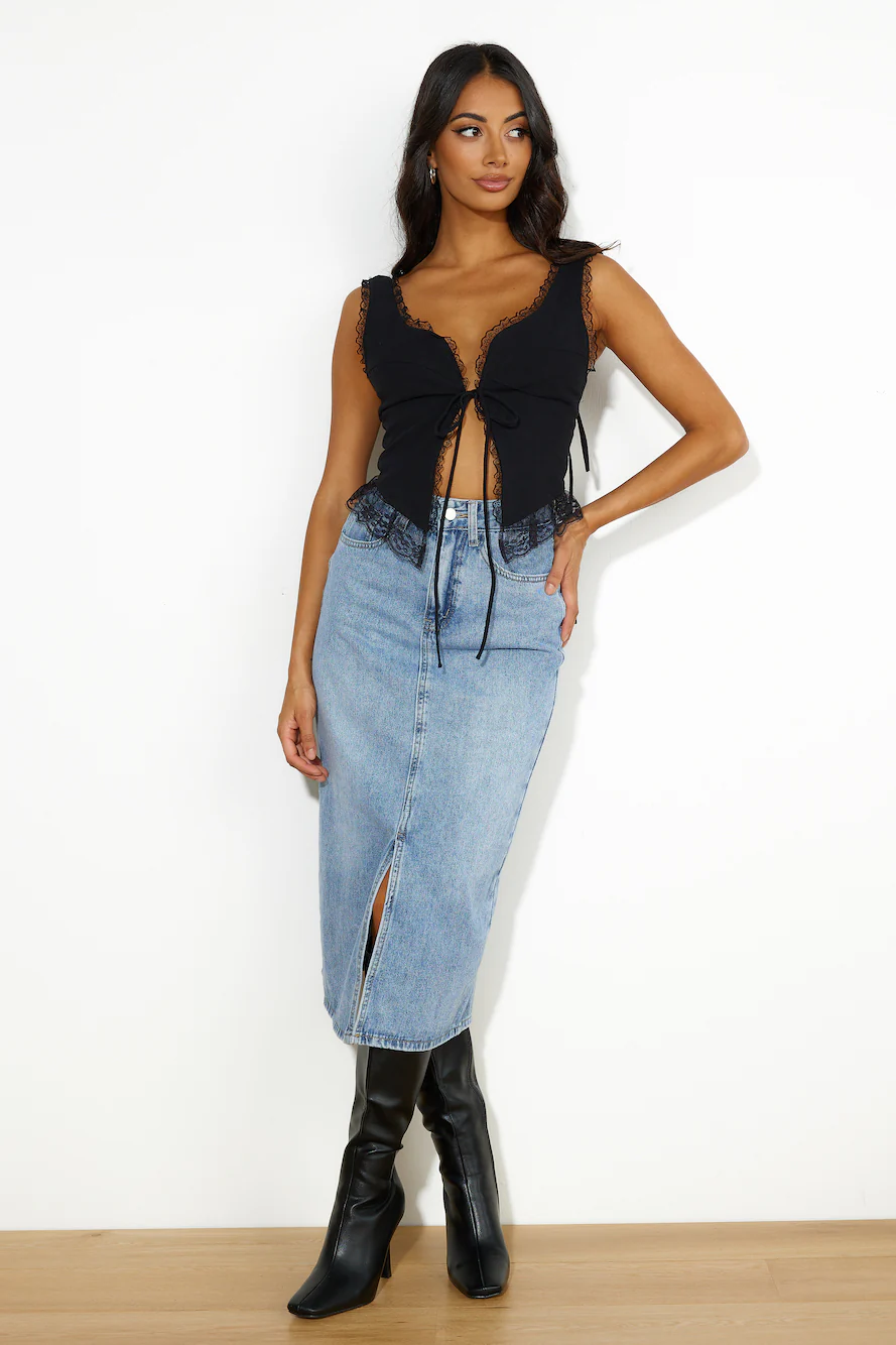 LIONESS Resurgence Cami Top Onyx
