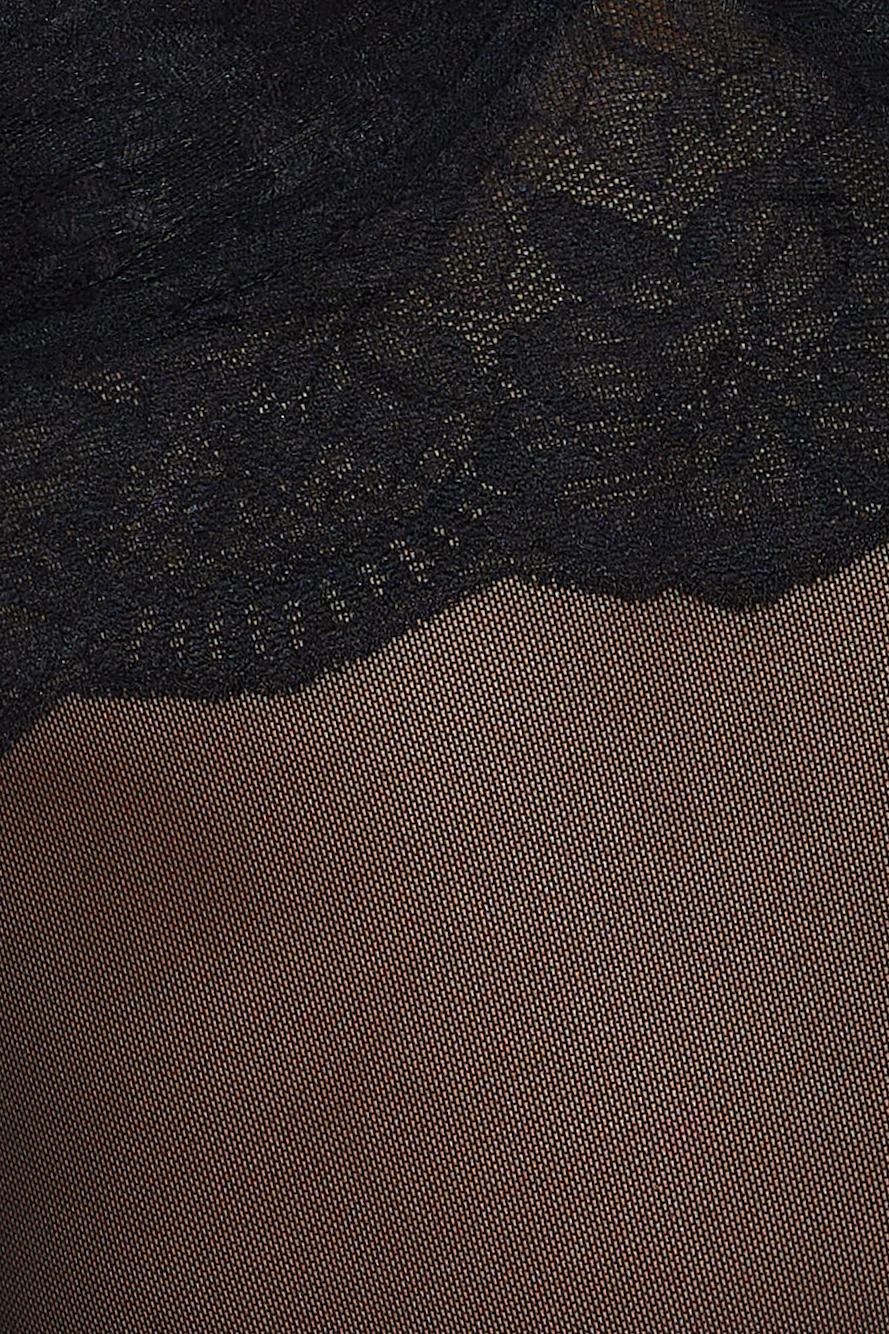 Bring The Heat Lace Bodysuit Black