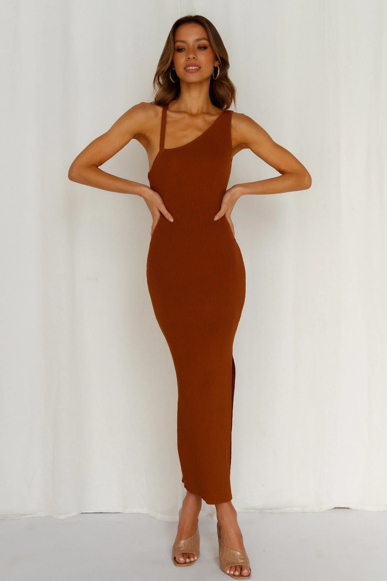 Airy Dreams Maxi Dress Brown