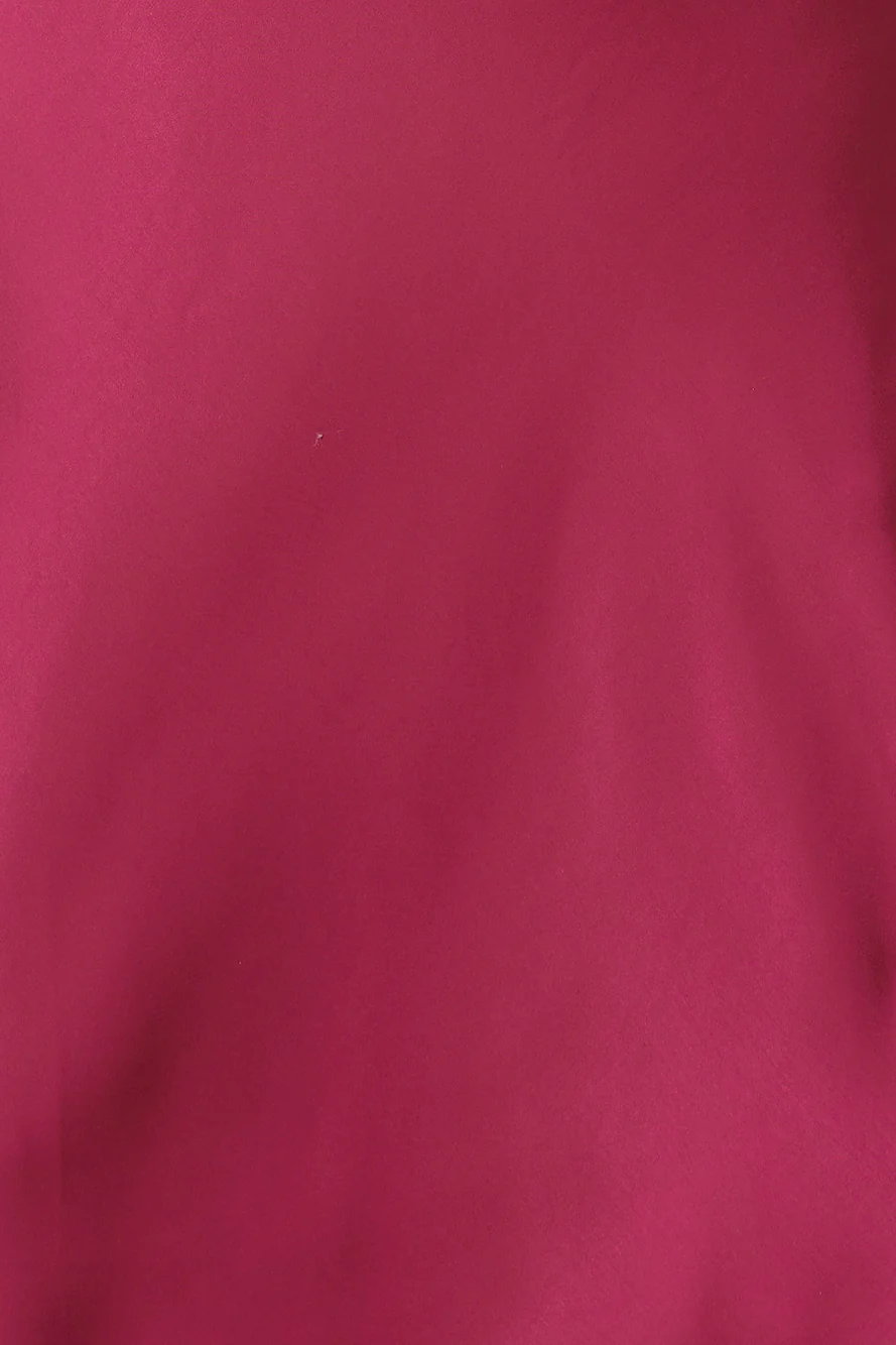 Accepting You Satin Midi Dress Plum