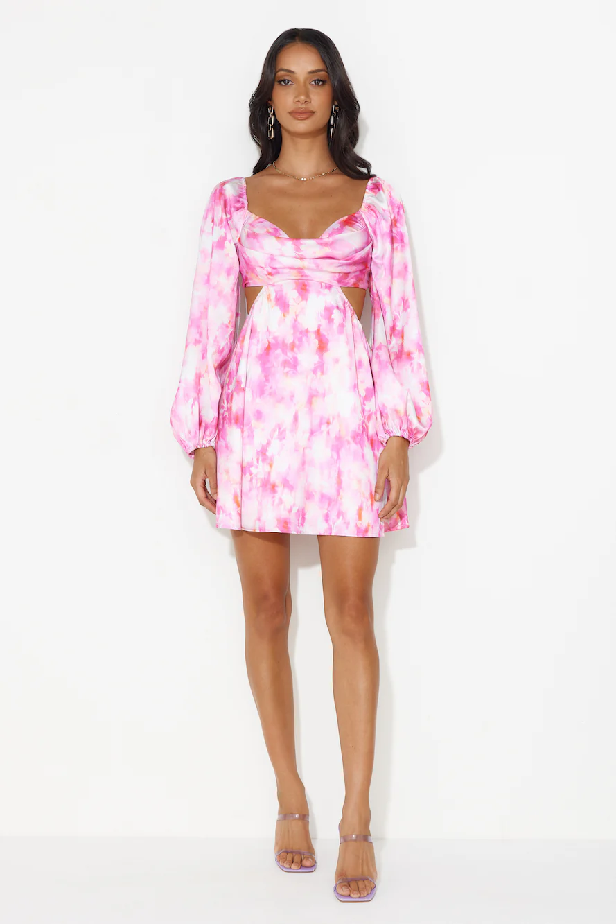 Highlight Love Mini Dress Pink