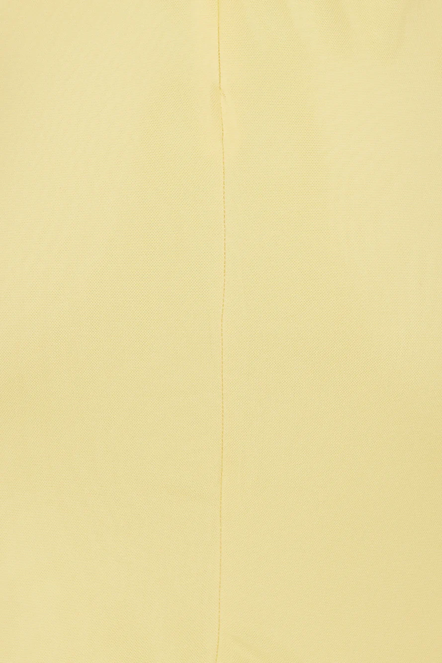Hourglass Love Mesh Maxi Dress Yellow