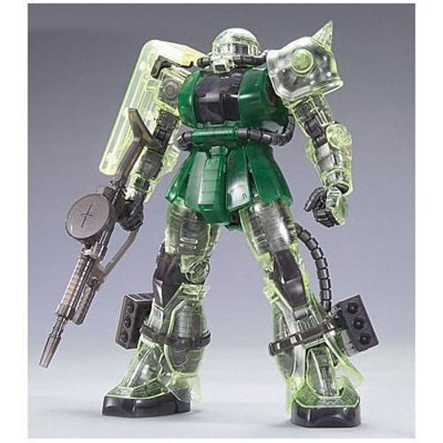 Bandai Mg 1/100 Ms-06j Zaku Ii Ver 2.0 Clear Color Ver Plastic Model Kit