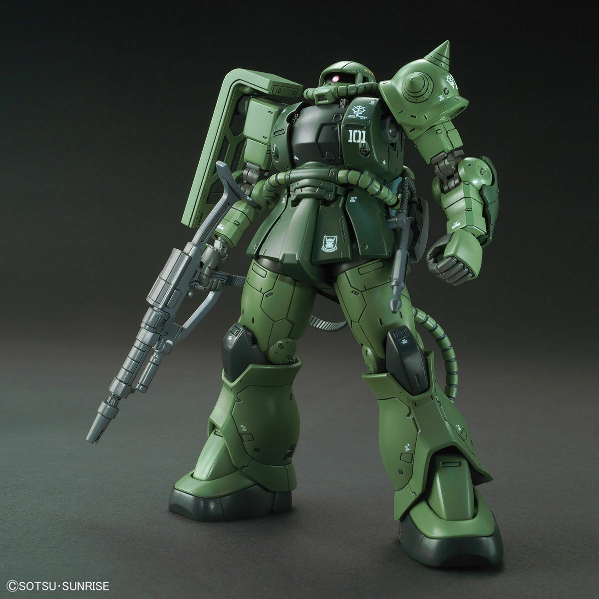 Bandai Hg 1/144 Ms-06c-6/r6 Zaku Ii Type C-6/r6 Model Kit Gundam The Origin