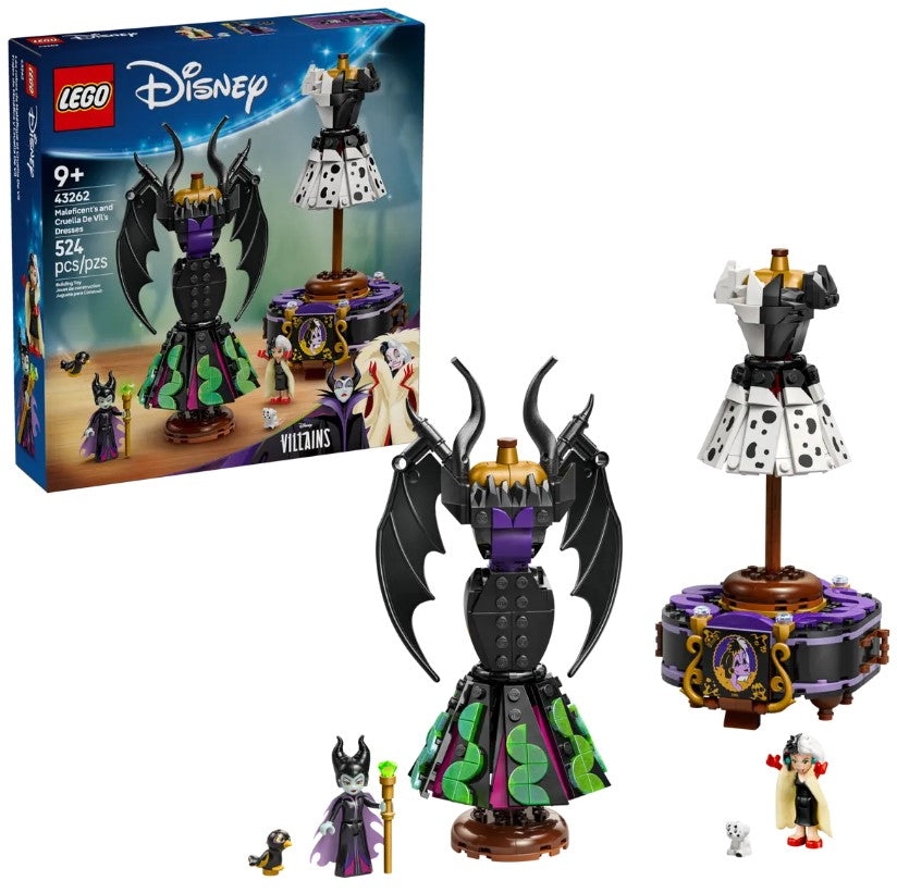 LEGO Disney Maleficent��s and Cruella De Vil��s Dresses �C 43262
