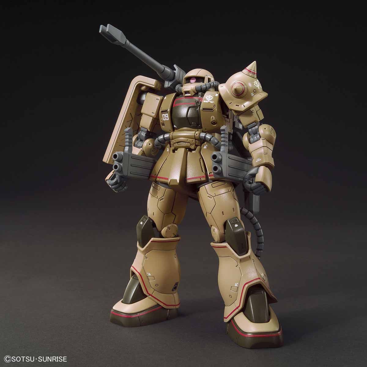 Bandai Hg 1/144 Ms-06ck Zaku Half Cannon Model Kit Gundam The Origin Msd