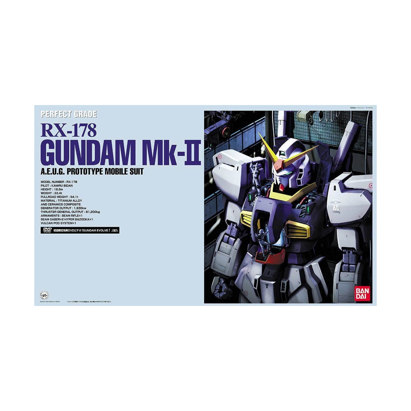 #Bandai Pg Mobile Suit Z #Gundam Perfect Grade #Gundam Mkii (A.E.U.G) Model Kit Figure