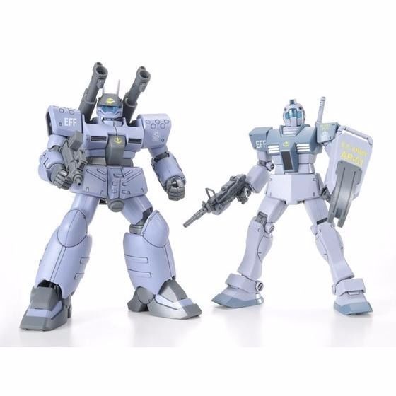Bandai Hguc 1/144 Rgm-79 Gm & Rx-77d Guncannon White Dingo Team Custom Model Kit