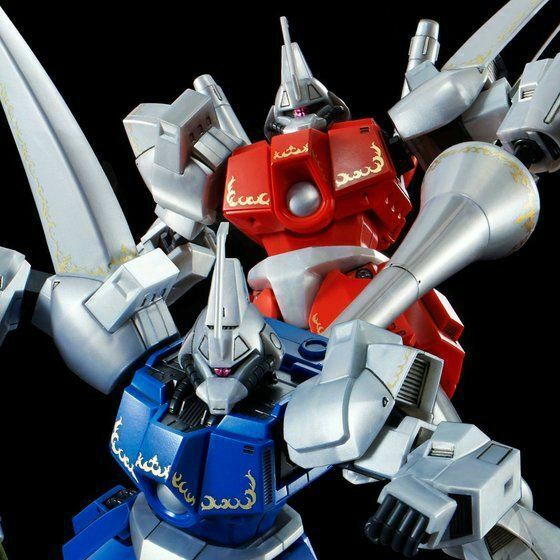 Bandai Hguc 1/144 Amx-117r Gaz-r / Amx-117r Gaz-l Set Model Kit Gundam Zz