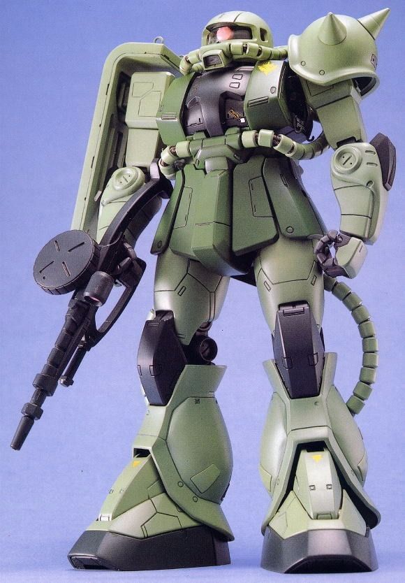 Bandai Mg 1/100 Ms-06f/s Zaku Ii Plastic Model Kit Mobile Suit Gundam