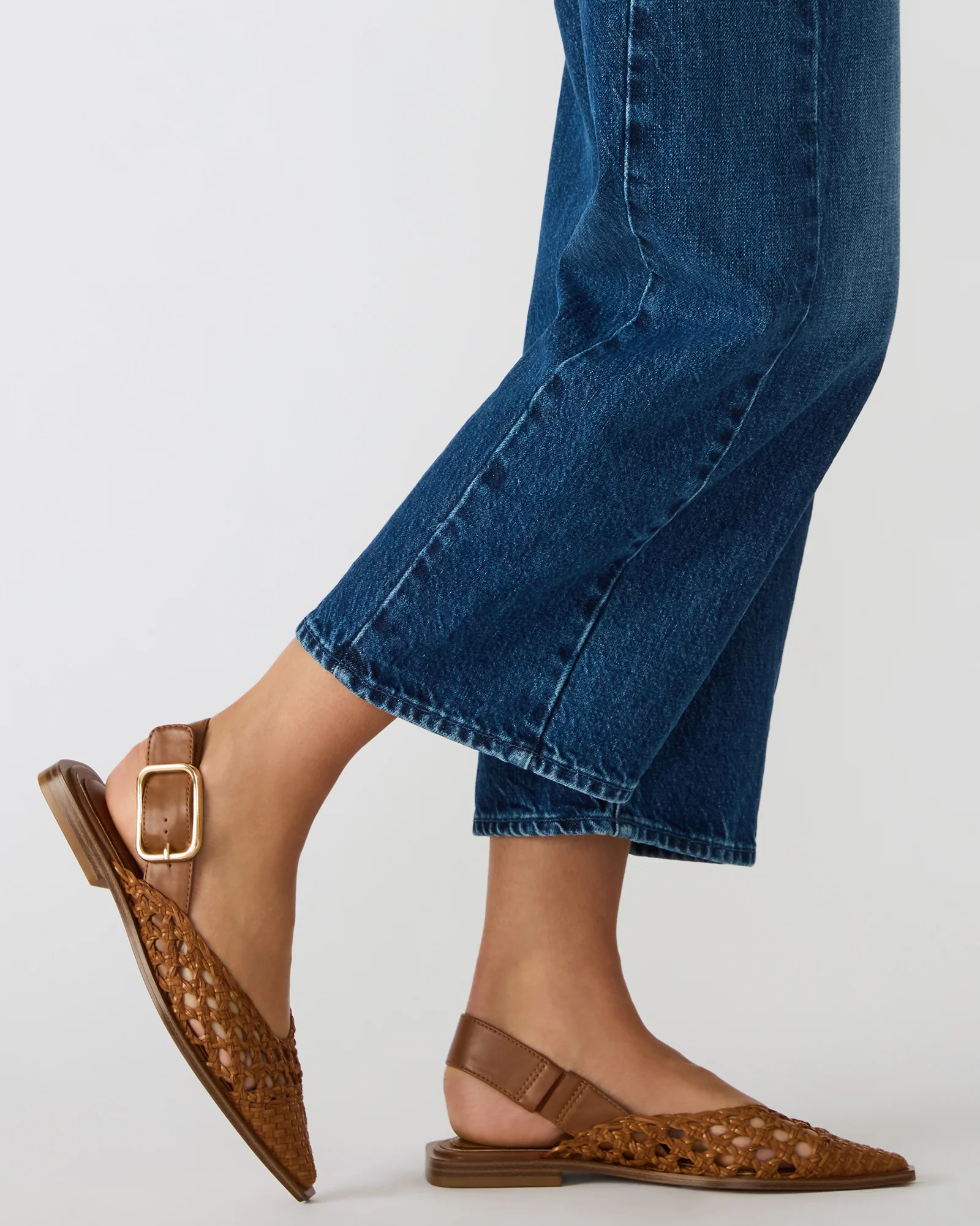 SHAY WOVEN COGNAC