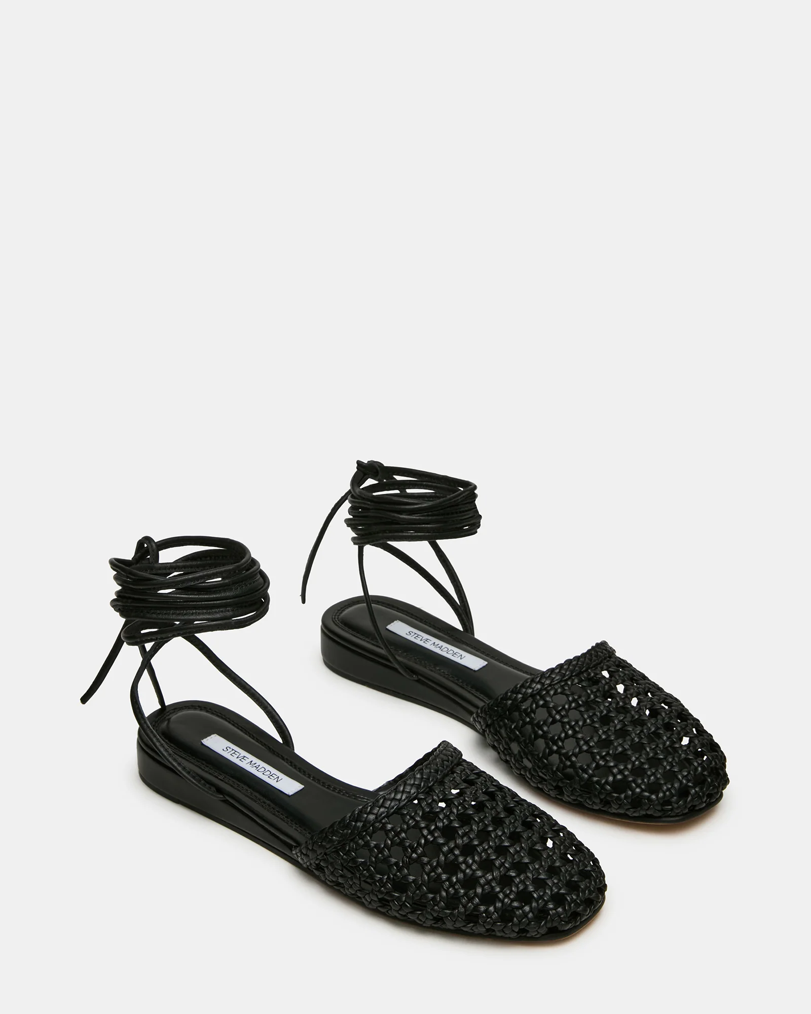 FLUTTER BLACK LEATHER
