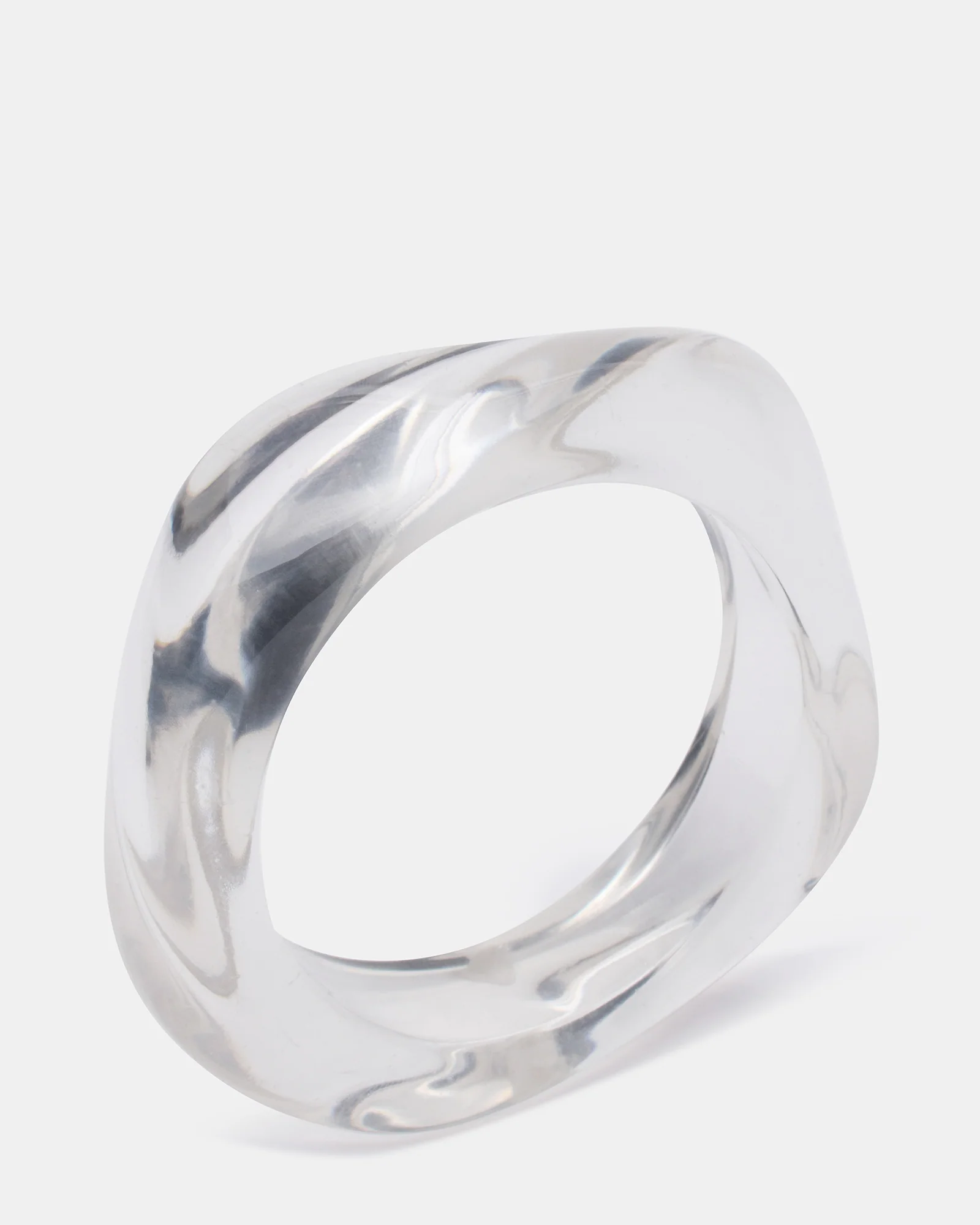 CURVED RETRO BRACELET CLEAR
