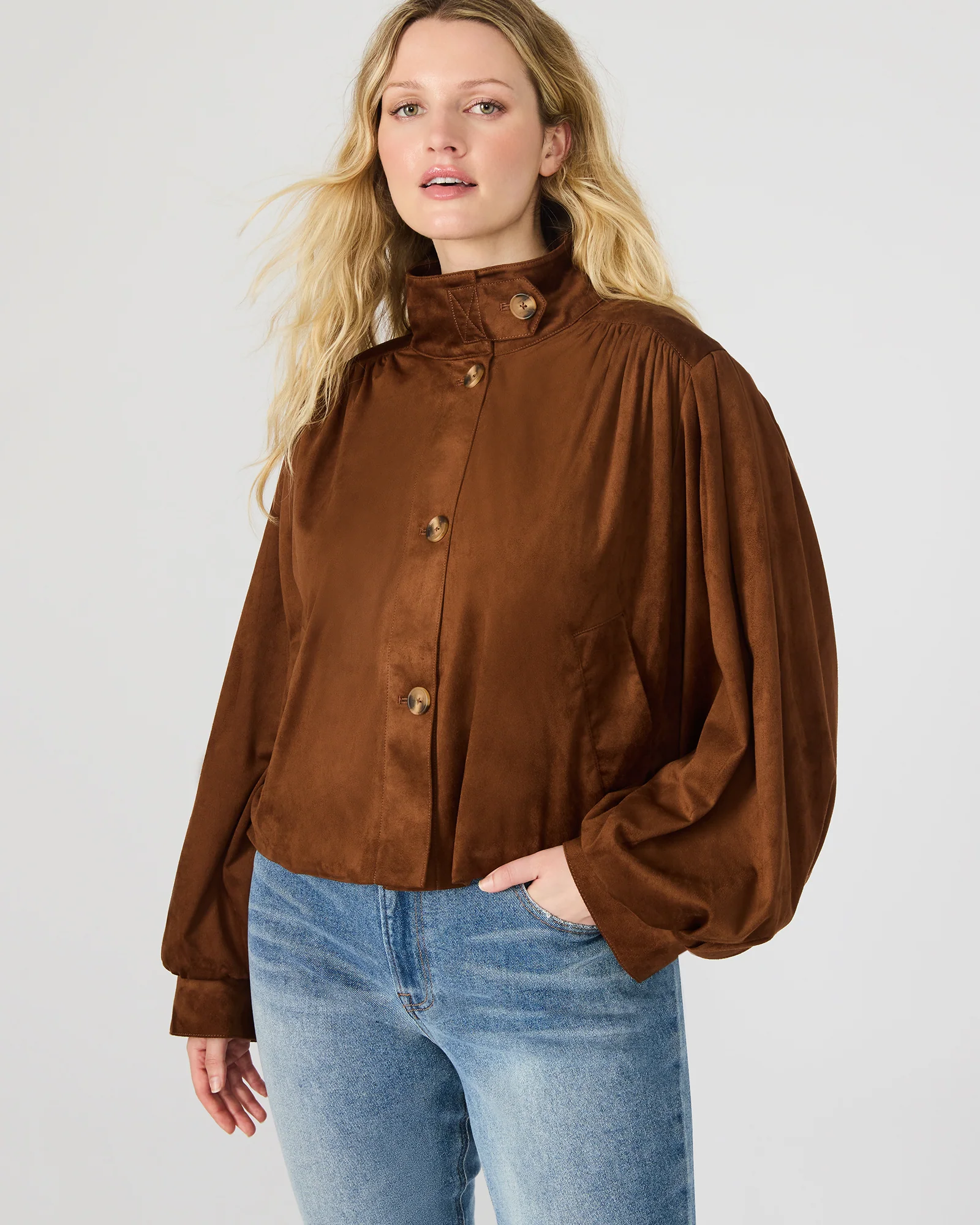 DIERDRA JACKET CHICORY COFFEE