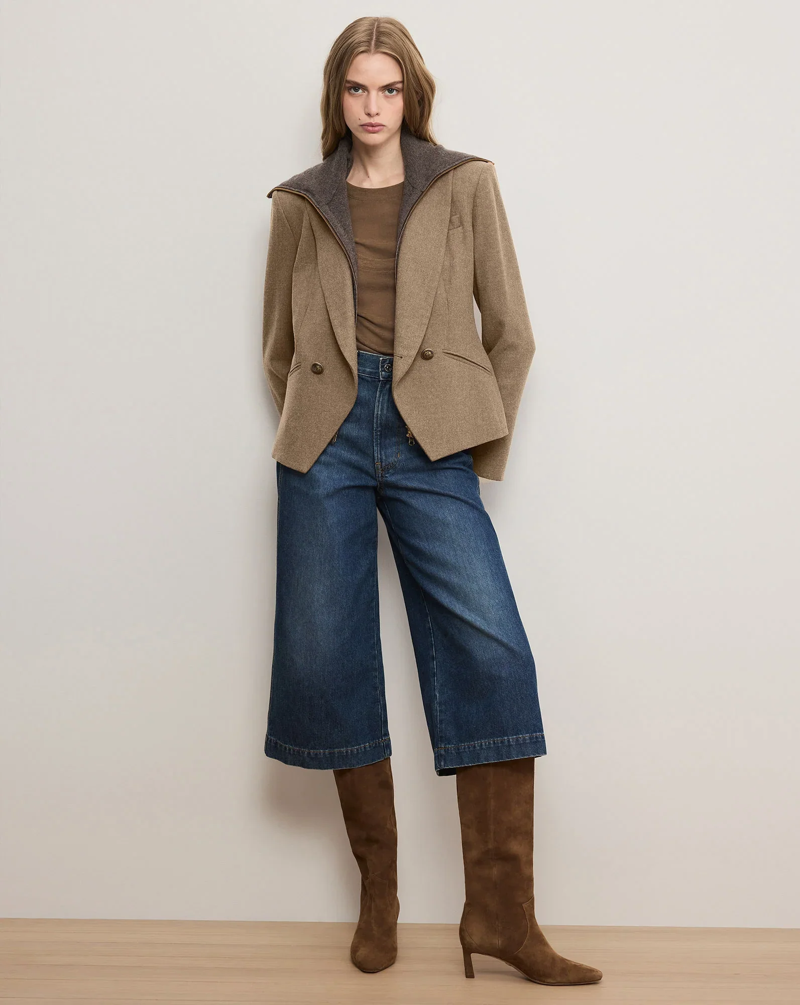 Rickie Cropped Dickey Jacket