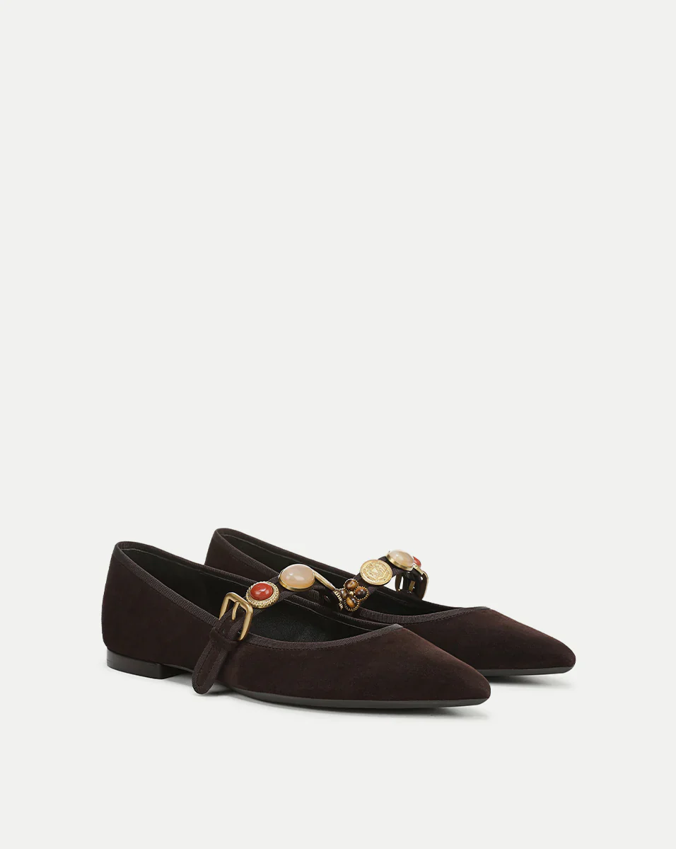Selene Embellished Flat