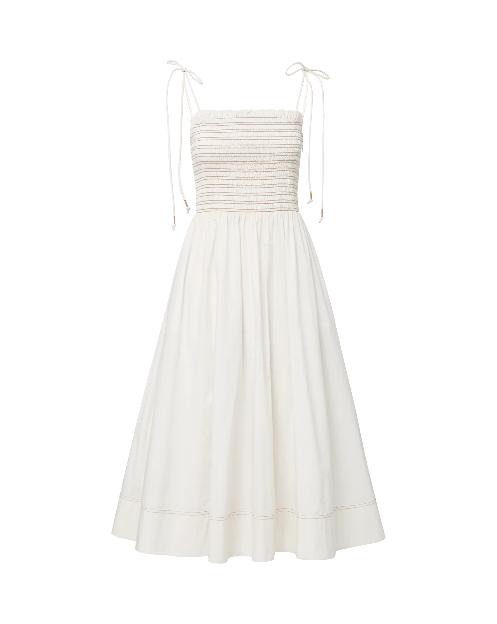 Kaela Smocked Midi Dress