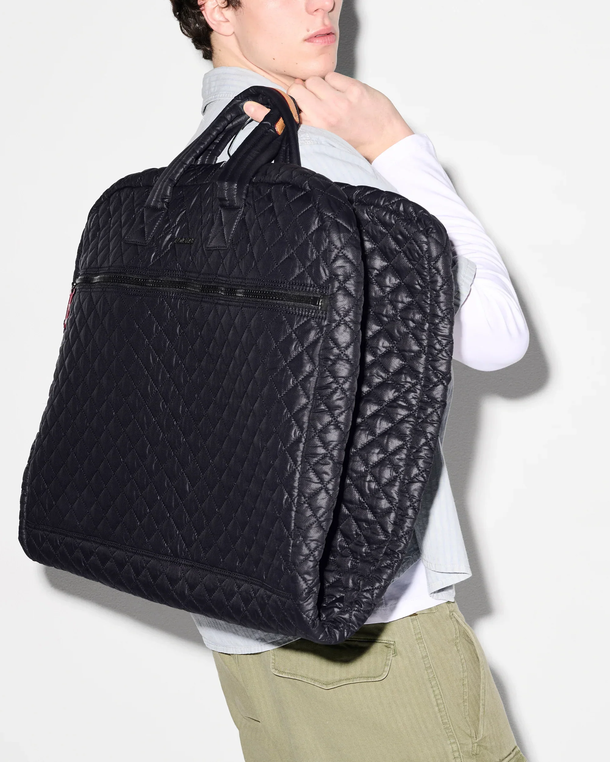 Black Michael Garment Bag