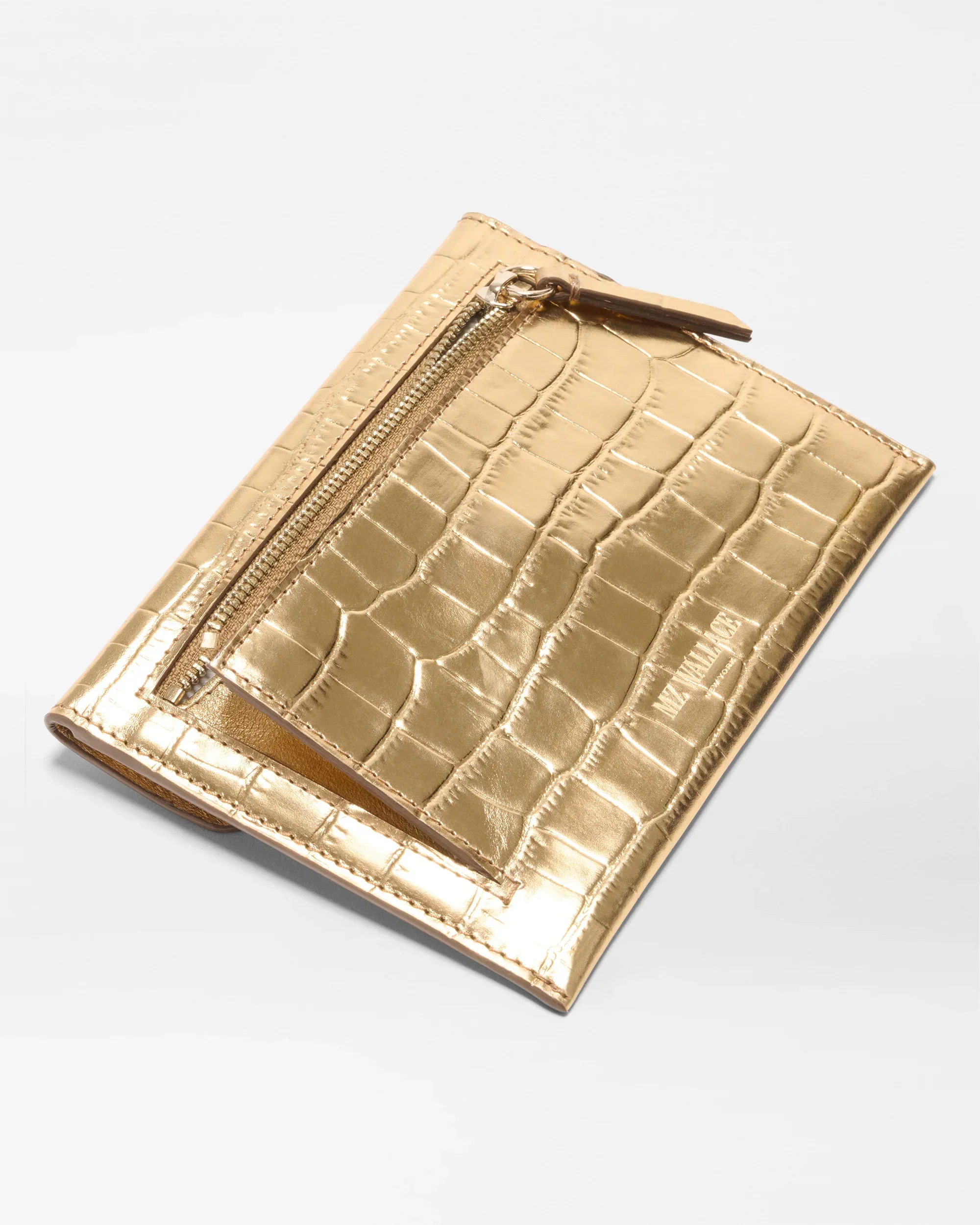 Gold Croc Effect Greta