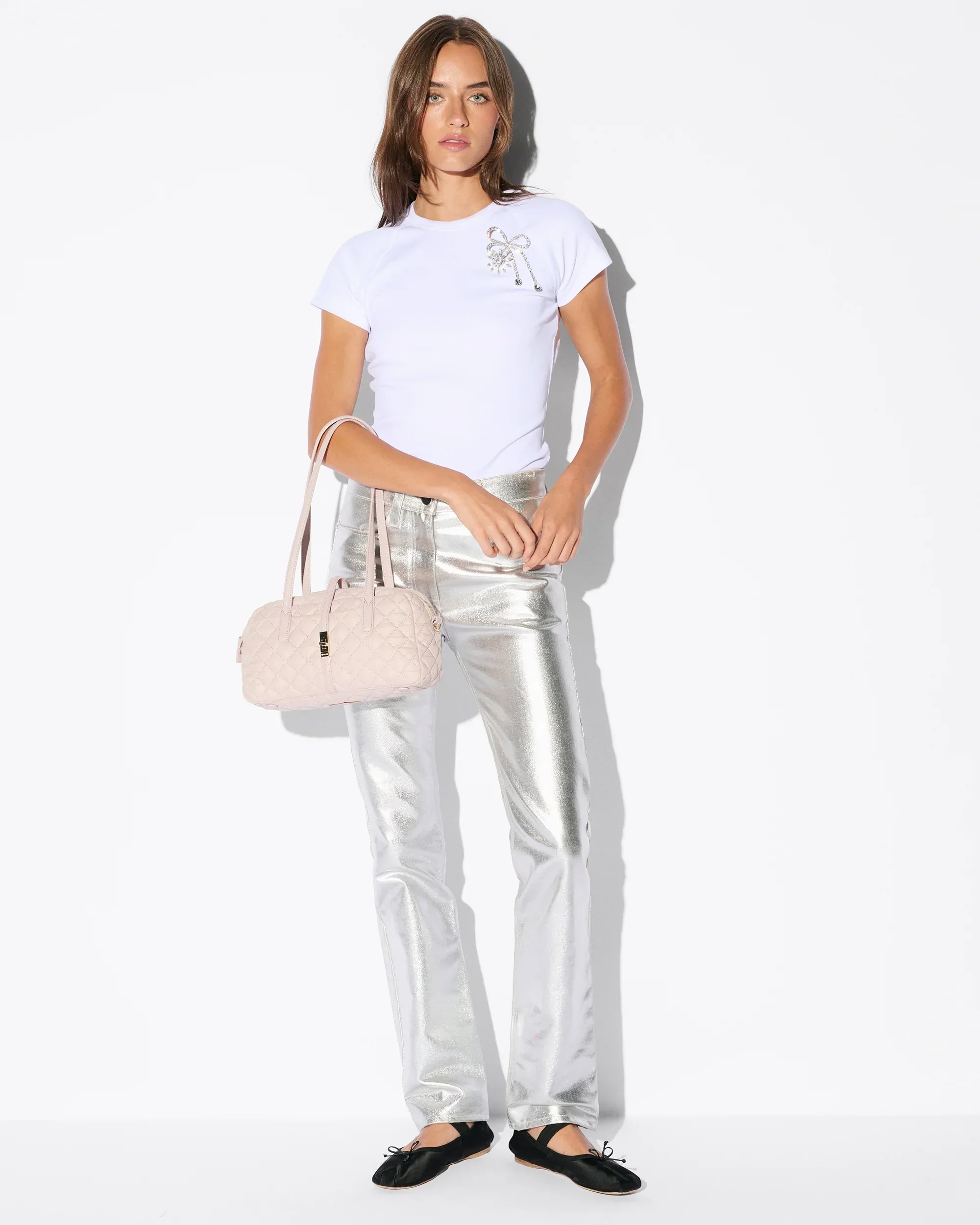City Pink Small Astor Satchel