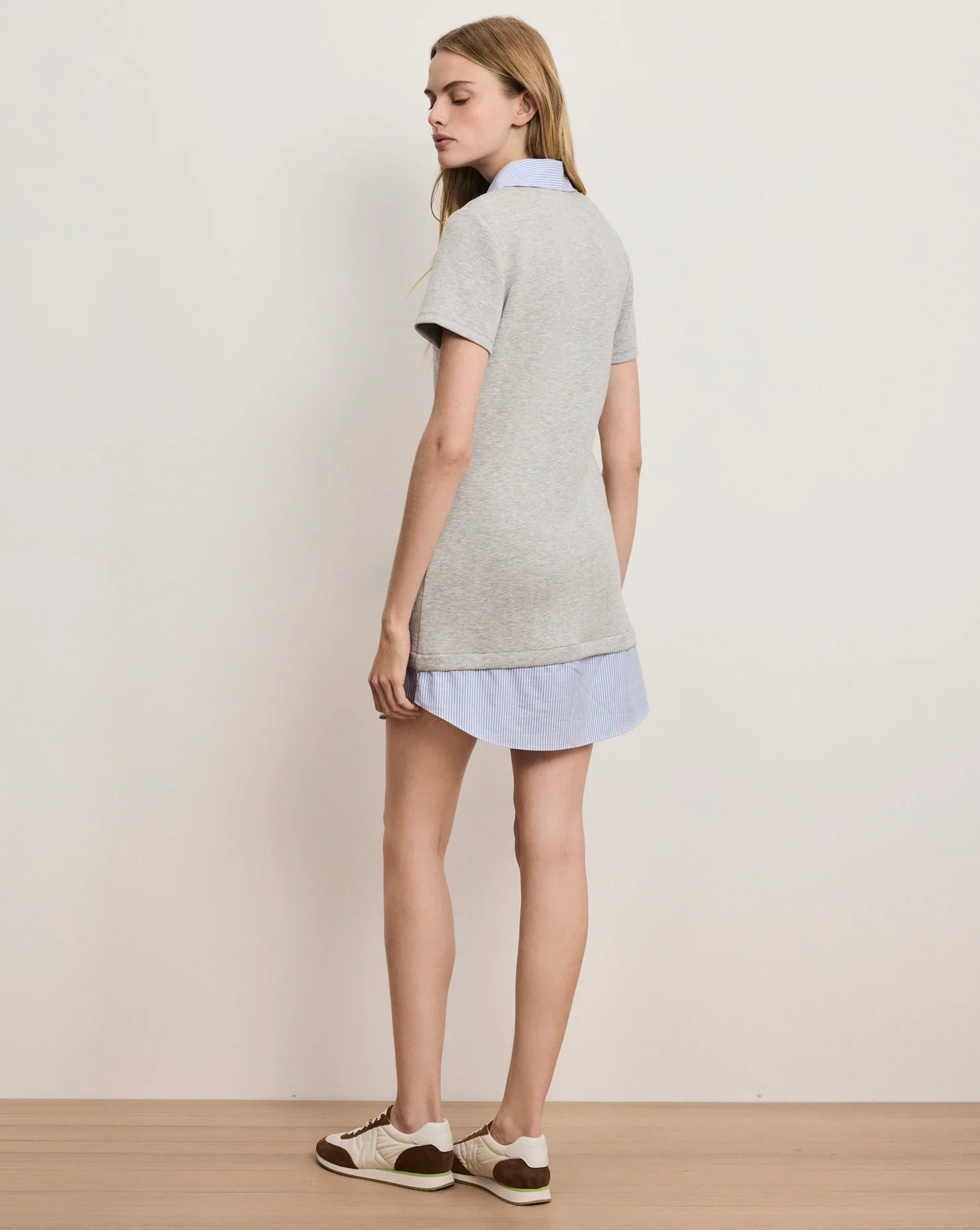 Kenwood Mixed-Media Mini Dress