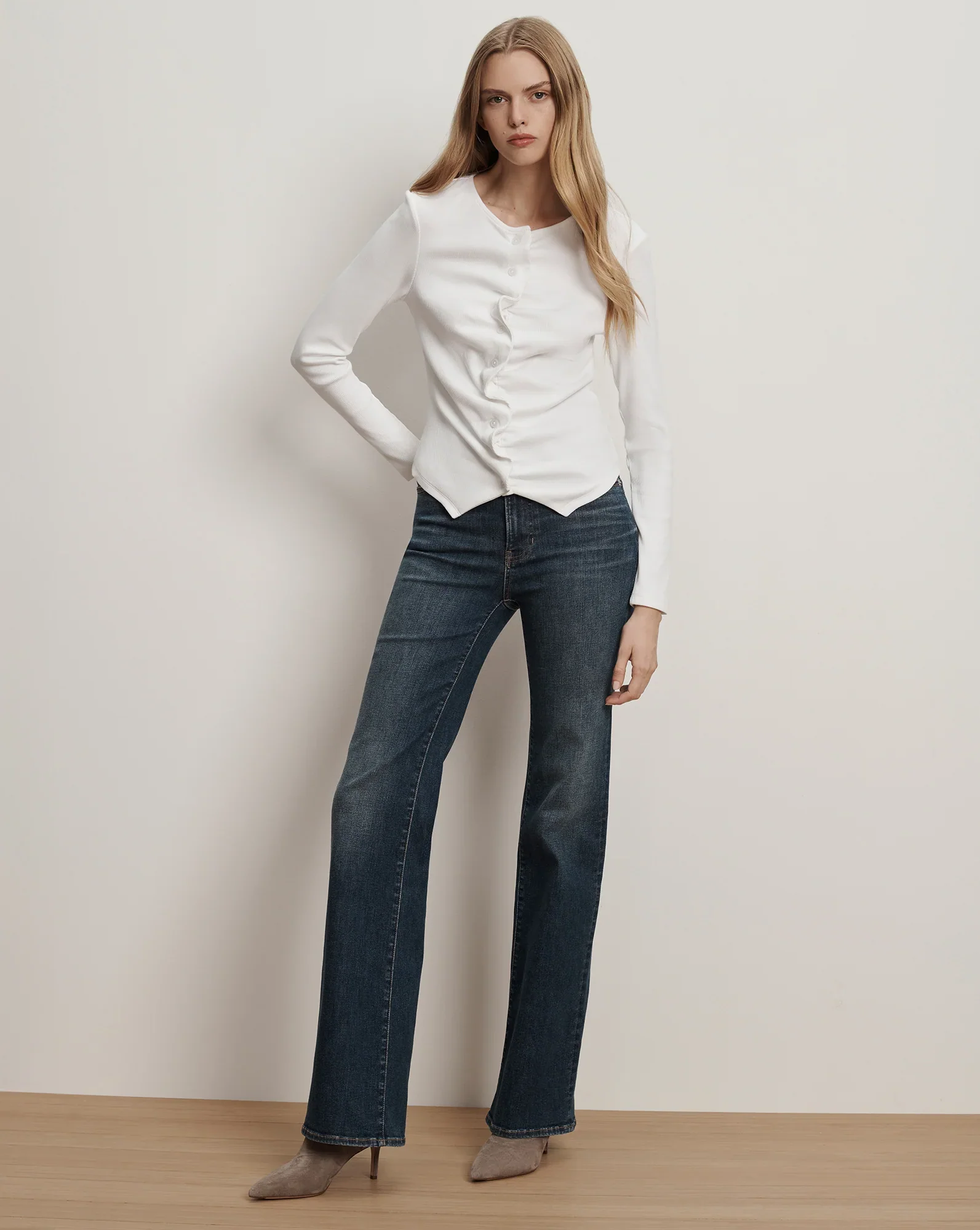 Jasminah Button-Front Top