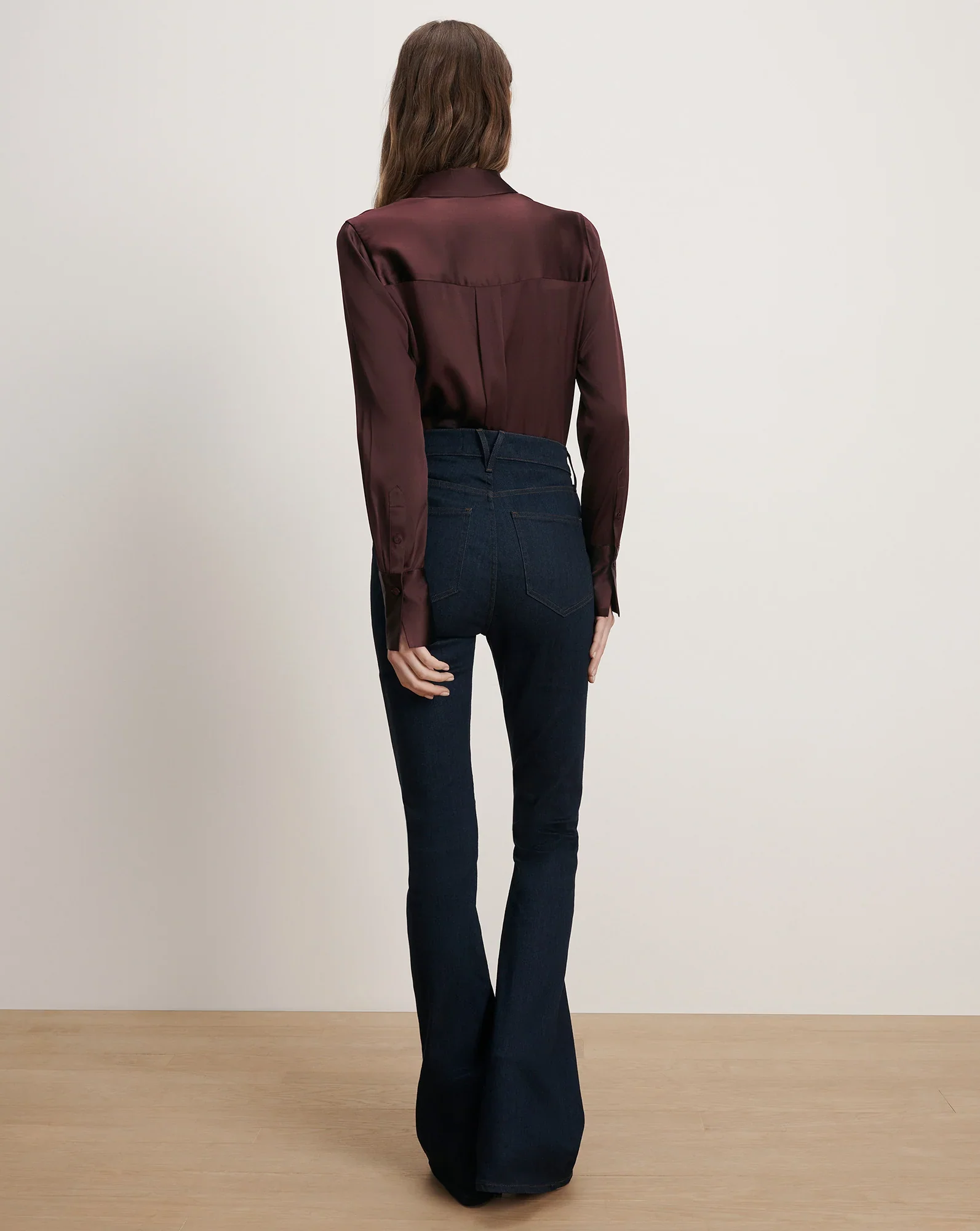 Monique Silk Button-Down Shirt