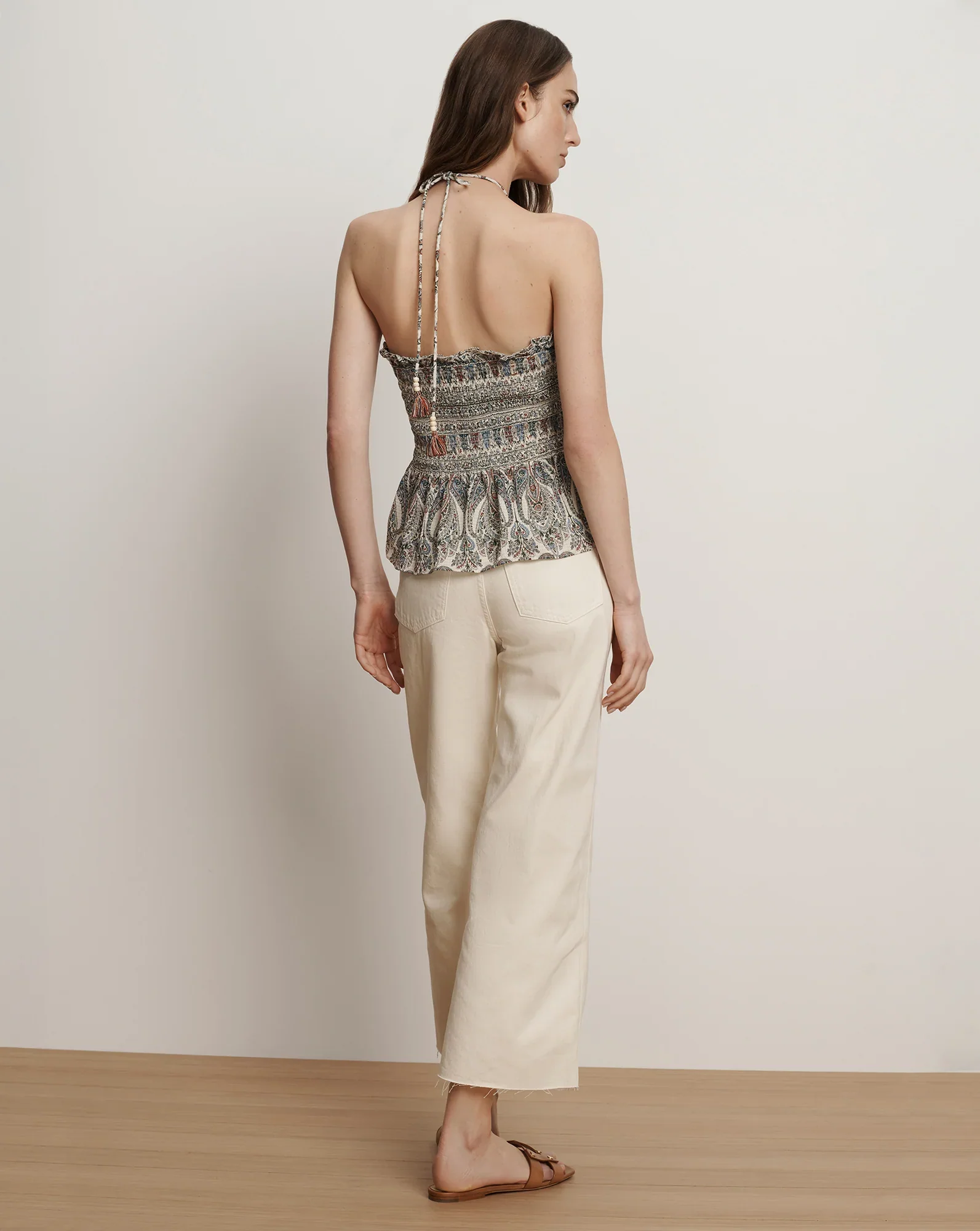 Damsey Smocked Halter Top