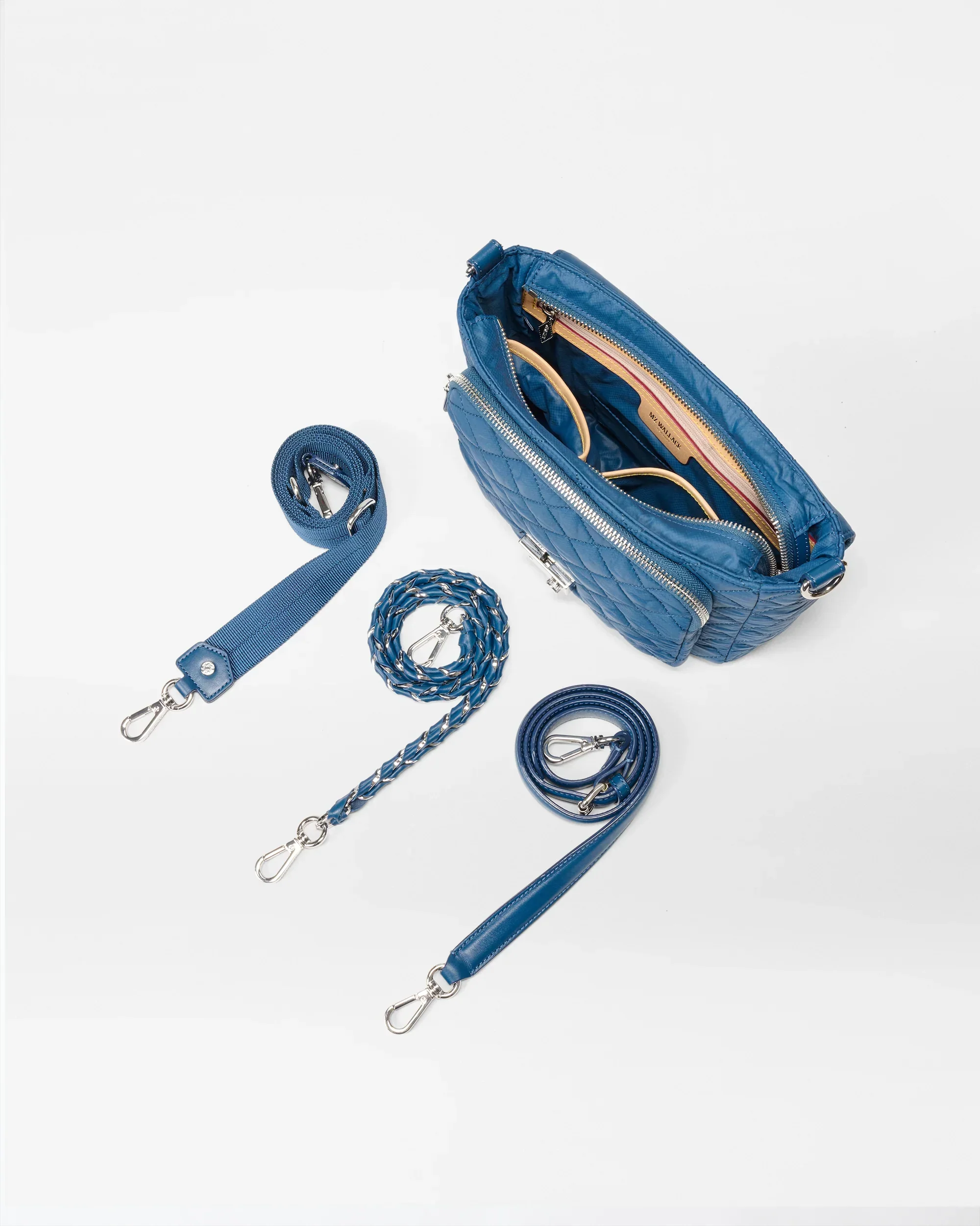 French Blue Medium Crosby Lock Crossbody