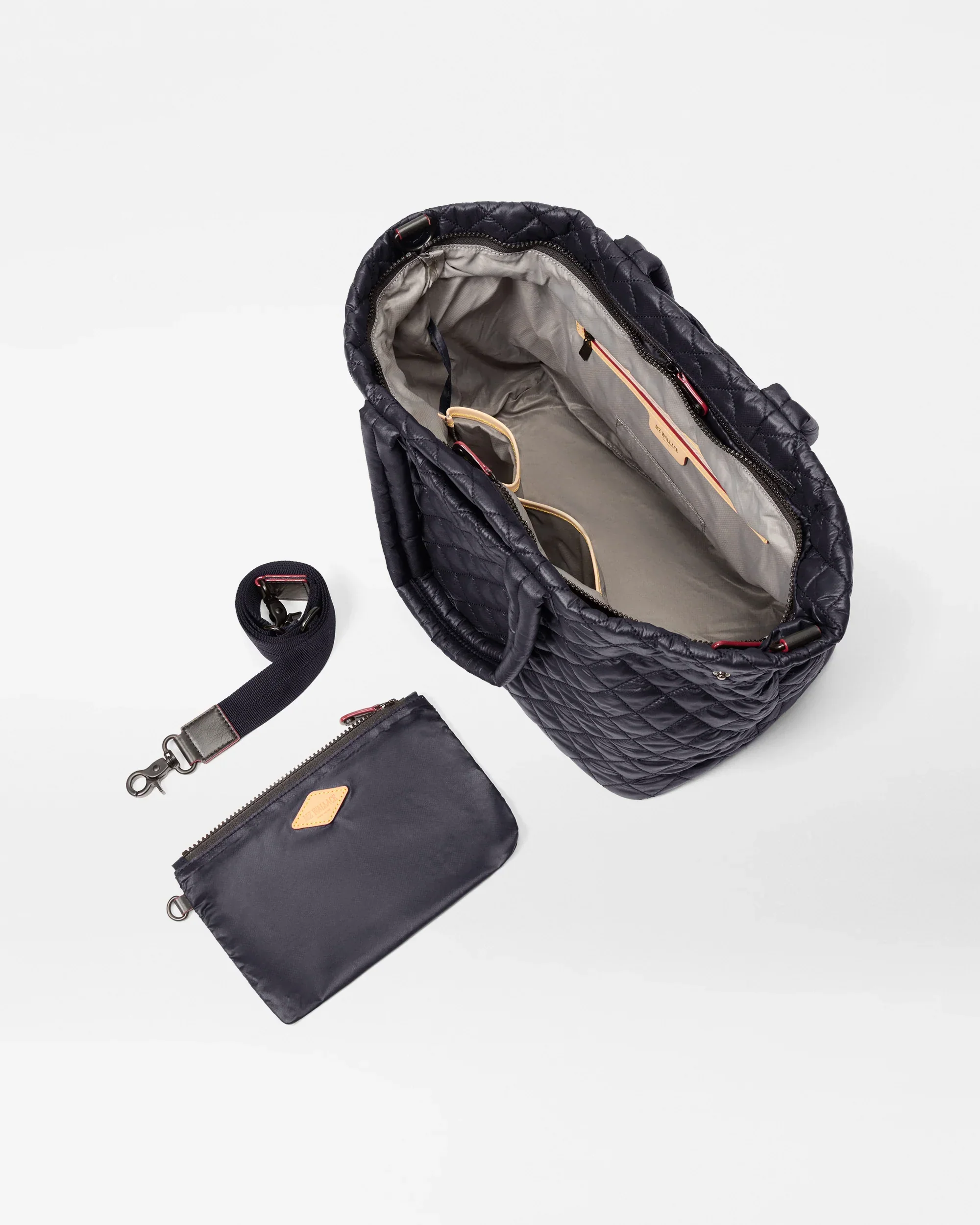 Black Medium Metro City Tote
