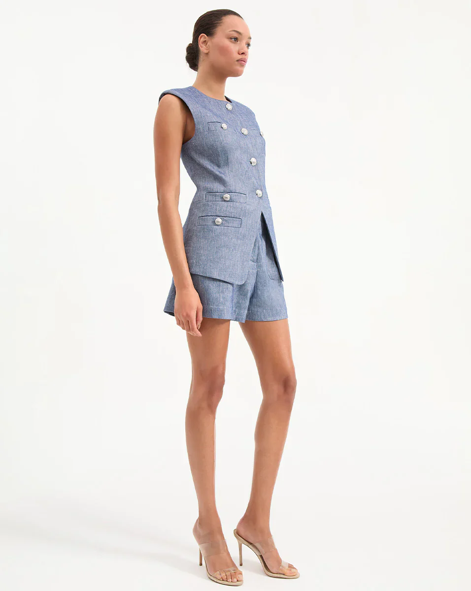 Tamara Linen Vest