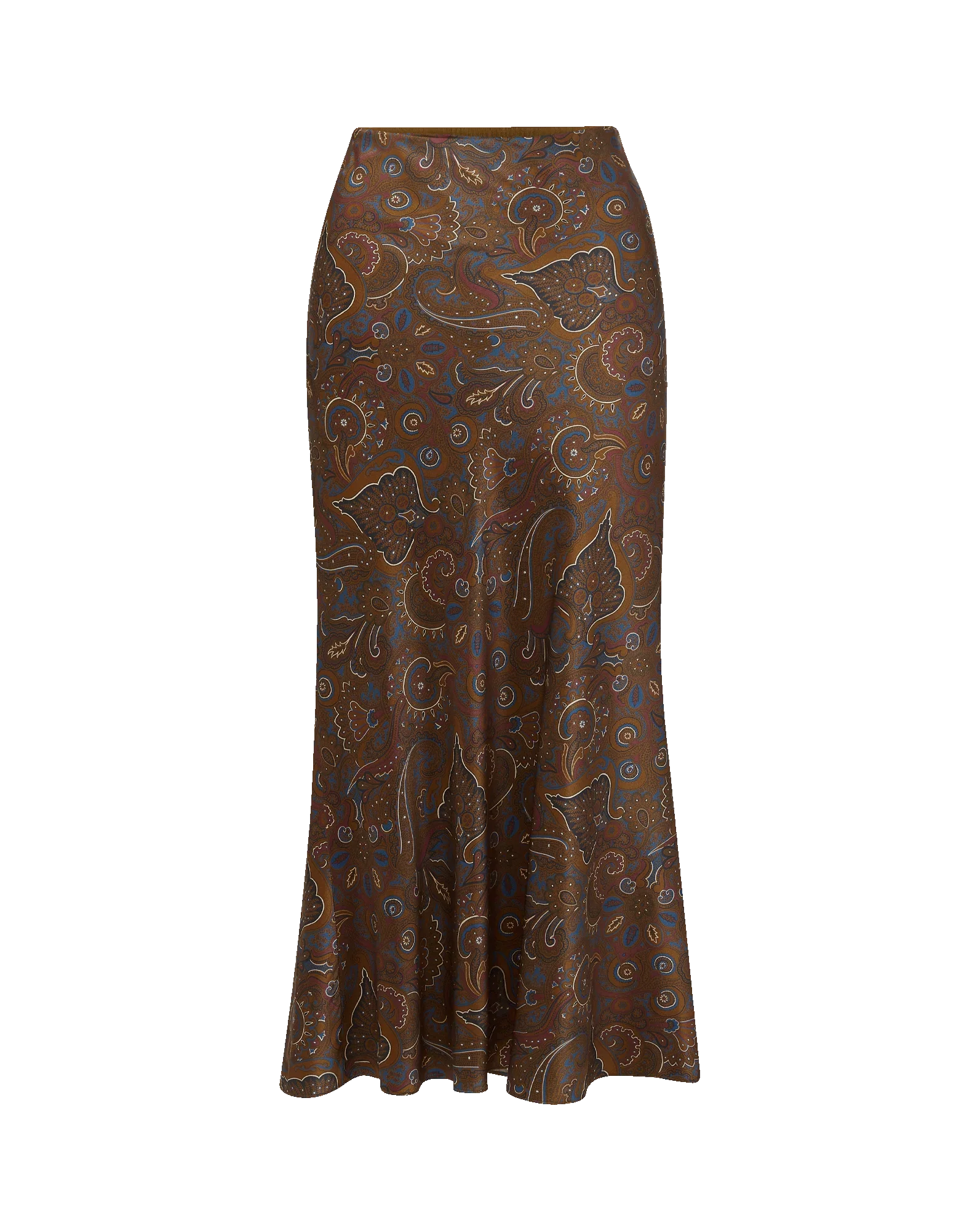 Clover Paisley Midi Skirt